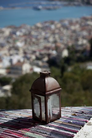 Lamp on a Roof on Zakynthos 